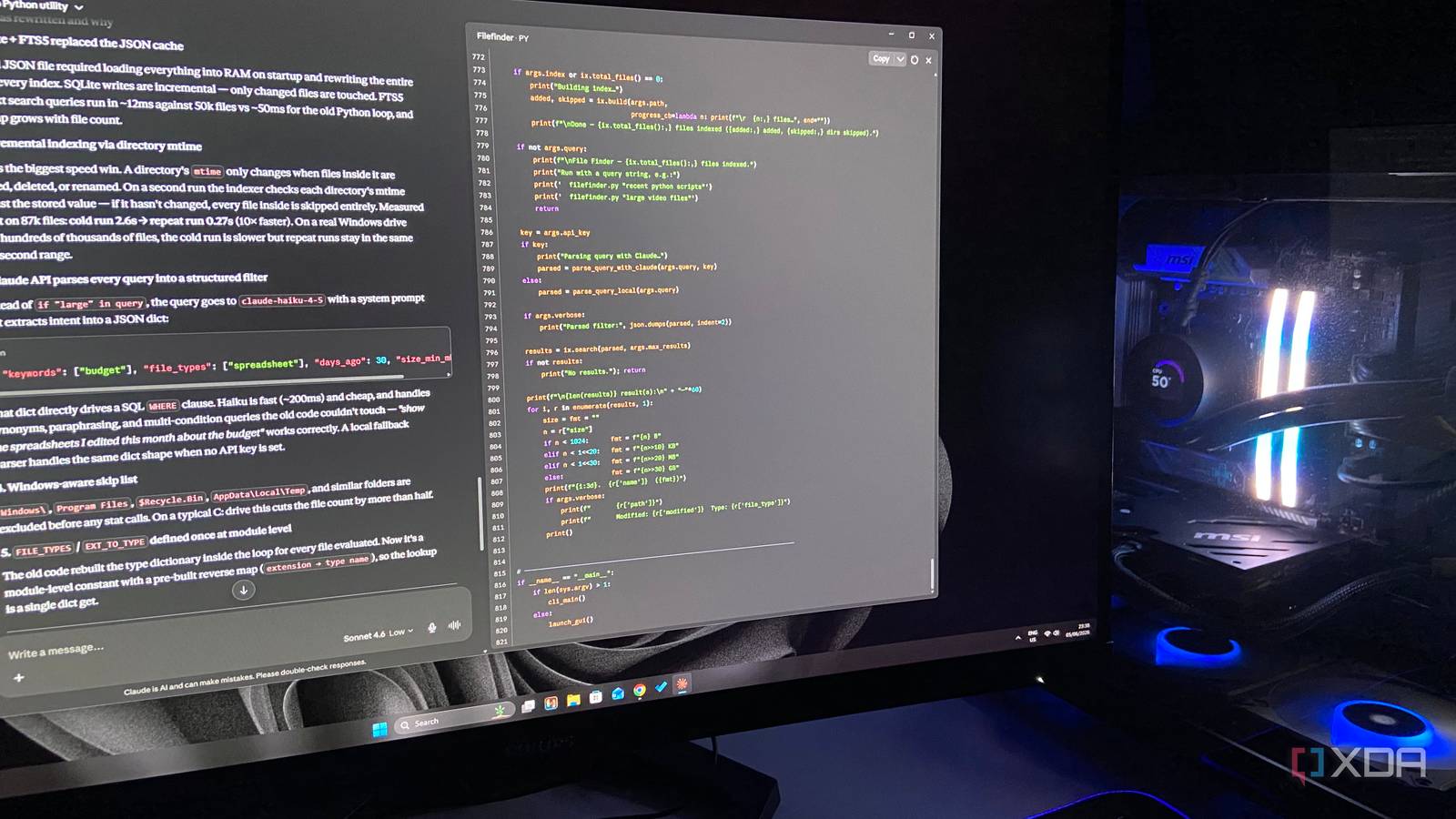 Usei o Claude Code para criar um utilitário que traz arquivos conforme descrevi e é melhor do que qualquer navegador de arquivos que usei.