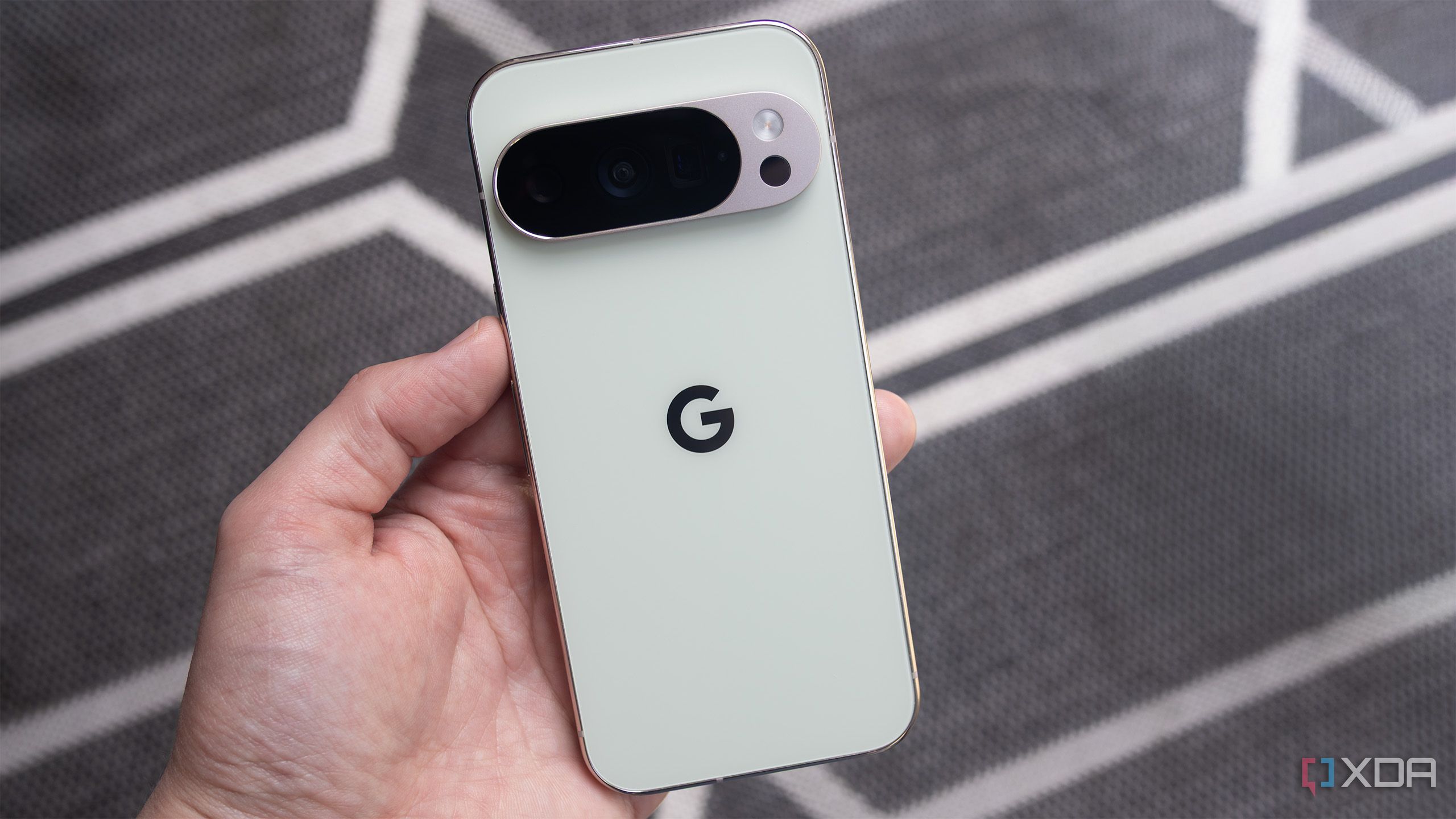 The back of the Pixel 10 Pro 
