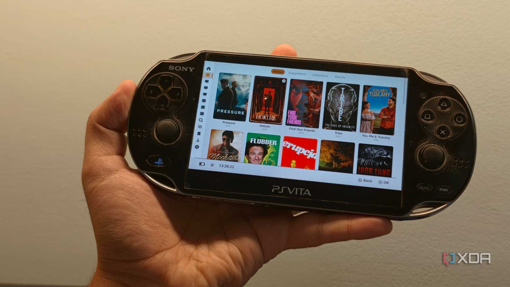 Plex in the PS Vita library