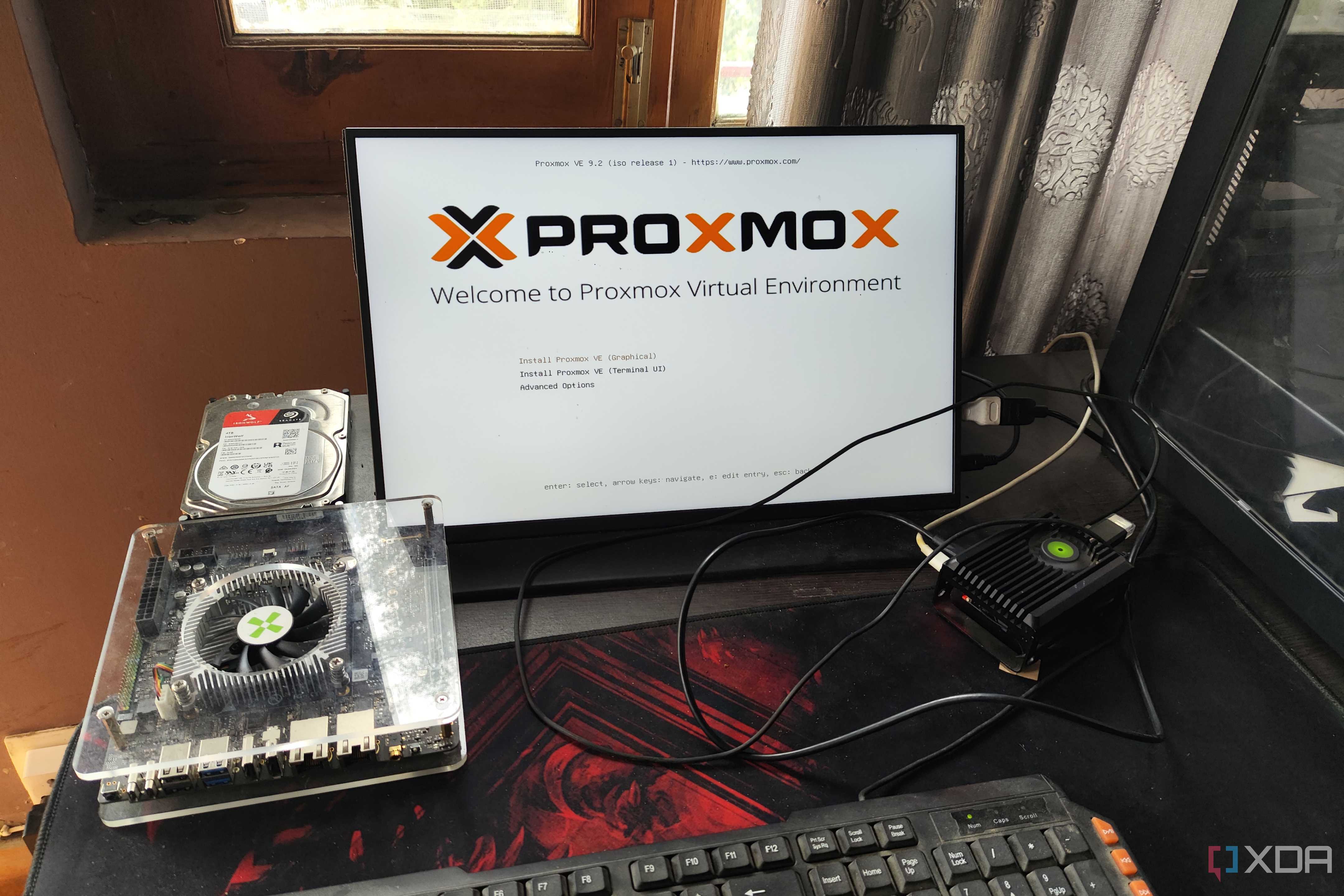 Installing Proxmox on a microSD card