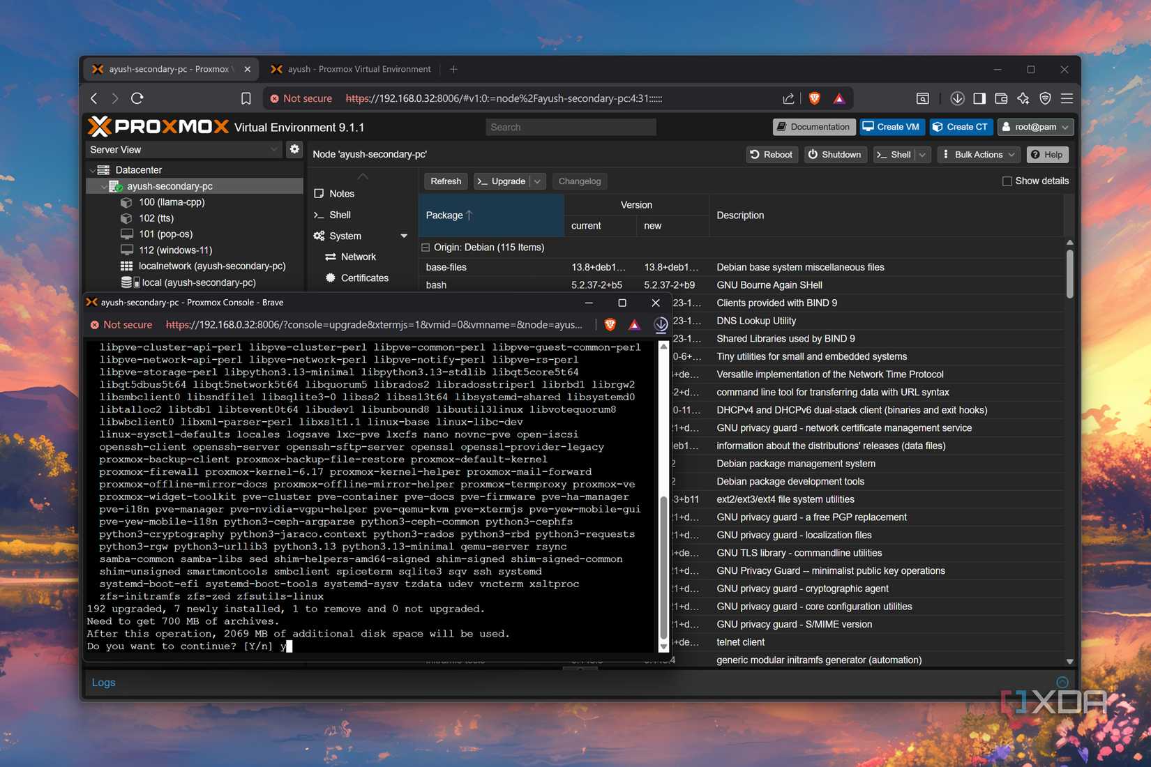 Updating Proxmox