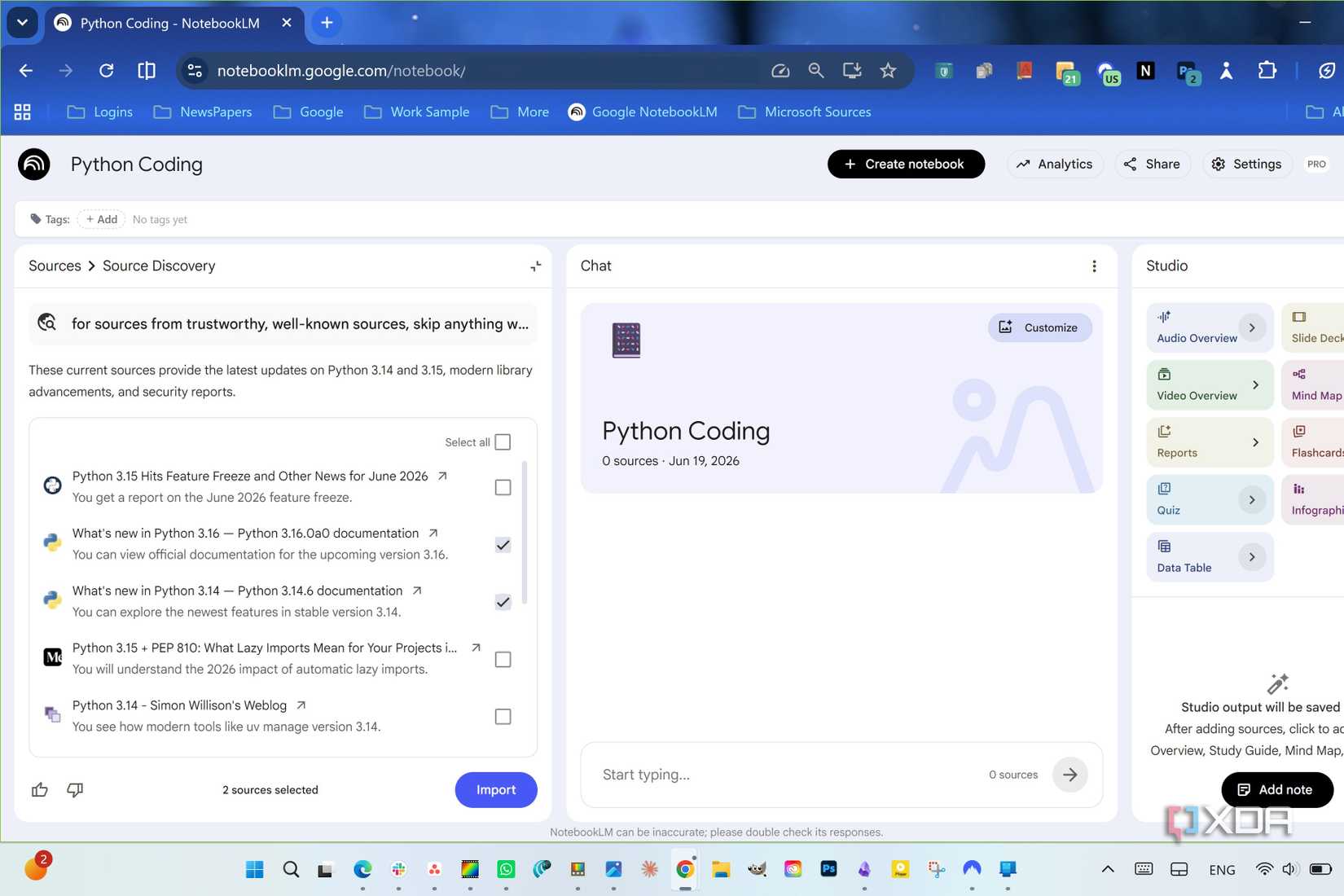 NotebookLM Python に関するノートブック
