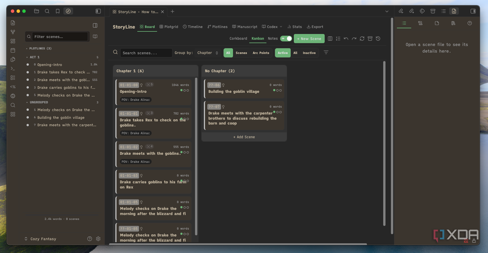 The StoryLine plugin turned Obsidian into my favorite writing tool ...