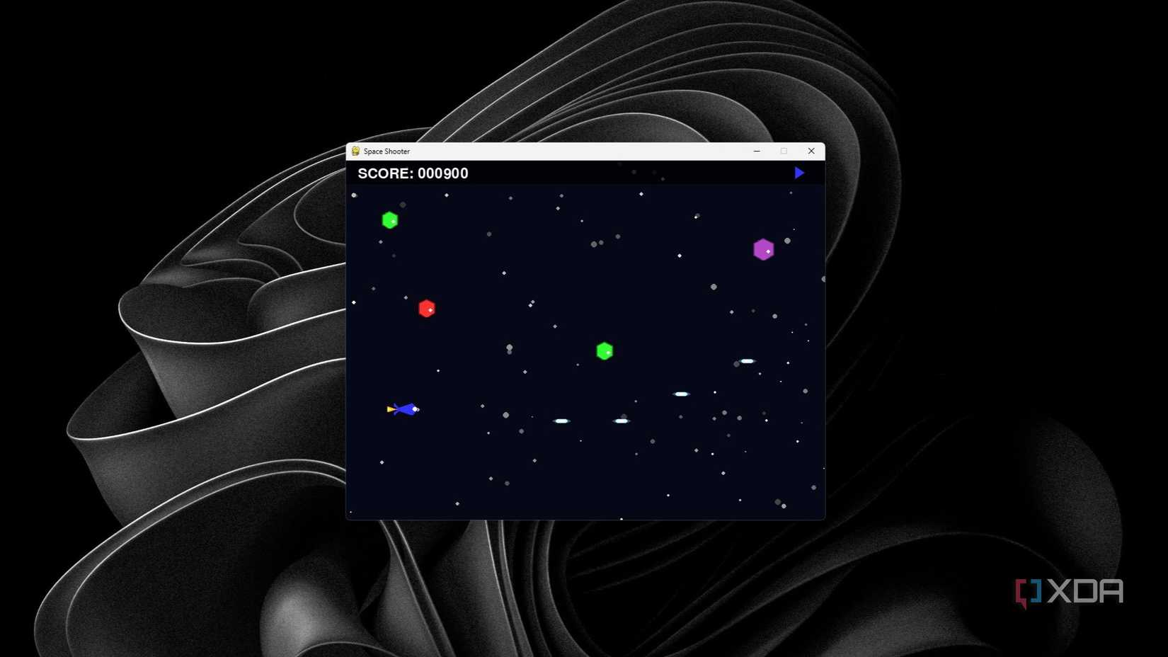 A pygame developed by Qwen3-Coder.