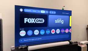 tcl qm9k showing android tv apps tab