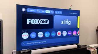 tcl qm9k showing android tv apps tab