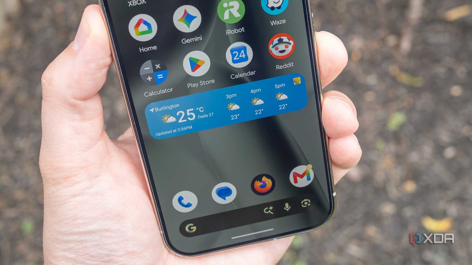 Weather Network widget on Pixel 10 Pro 