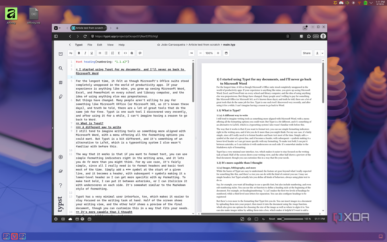Typst Presentation Typst replaced Microsoft Word for me, and the learning curve was worth ...