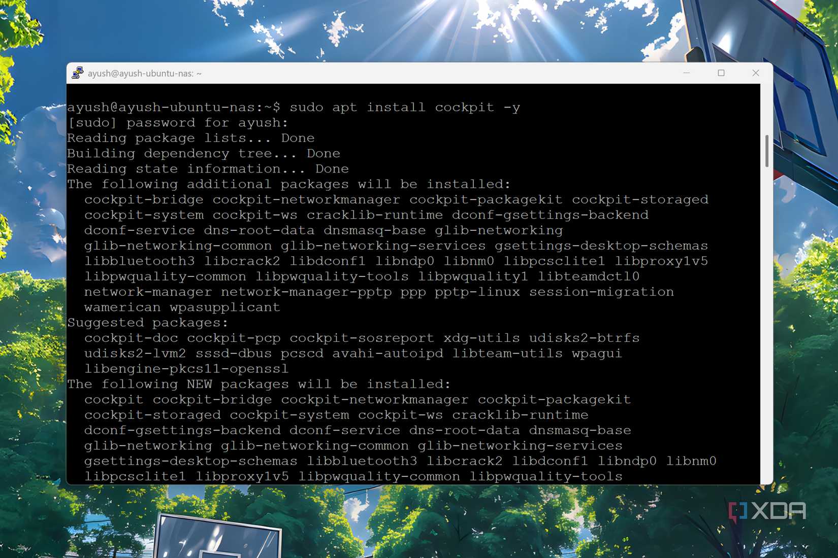 I used Cockpit instead of a full NAS OS, and my spare Linux box finally ...