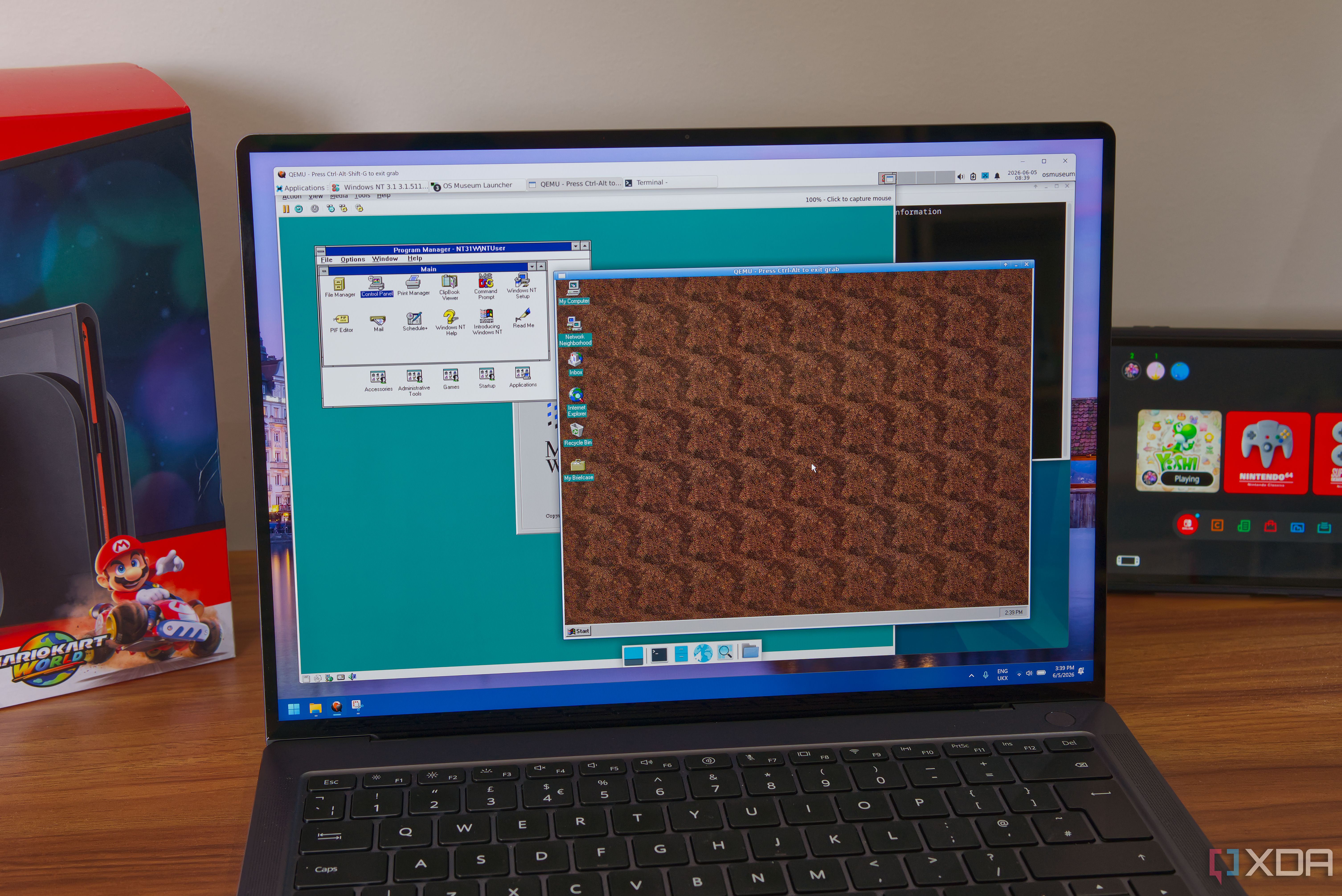 Virtual OS Museum offers 570 operating systems including Windows 95