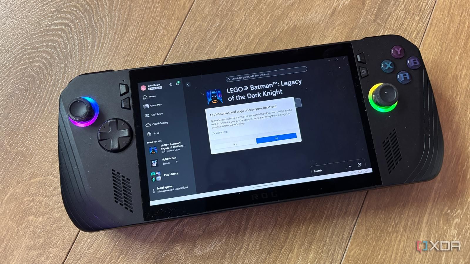 Xbox's full-screen handheld dashboard is just a Windows mask, and ...