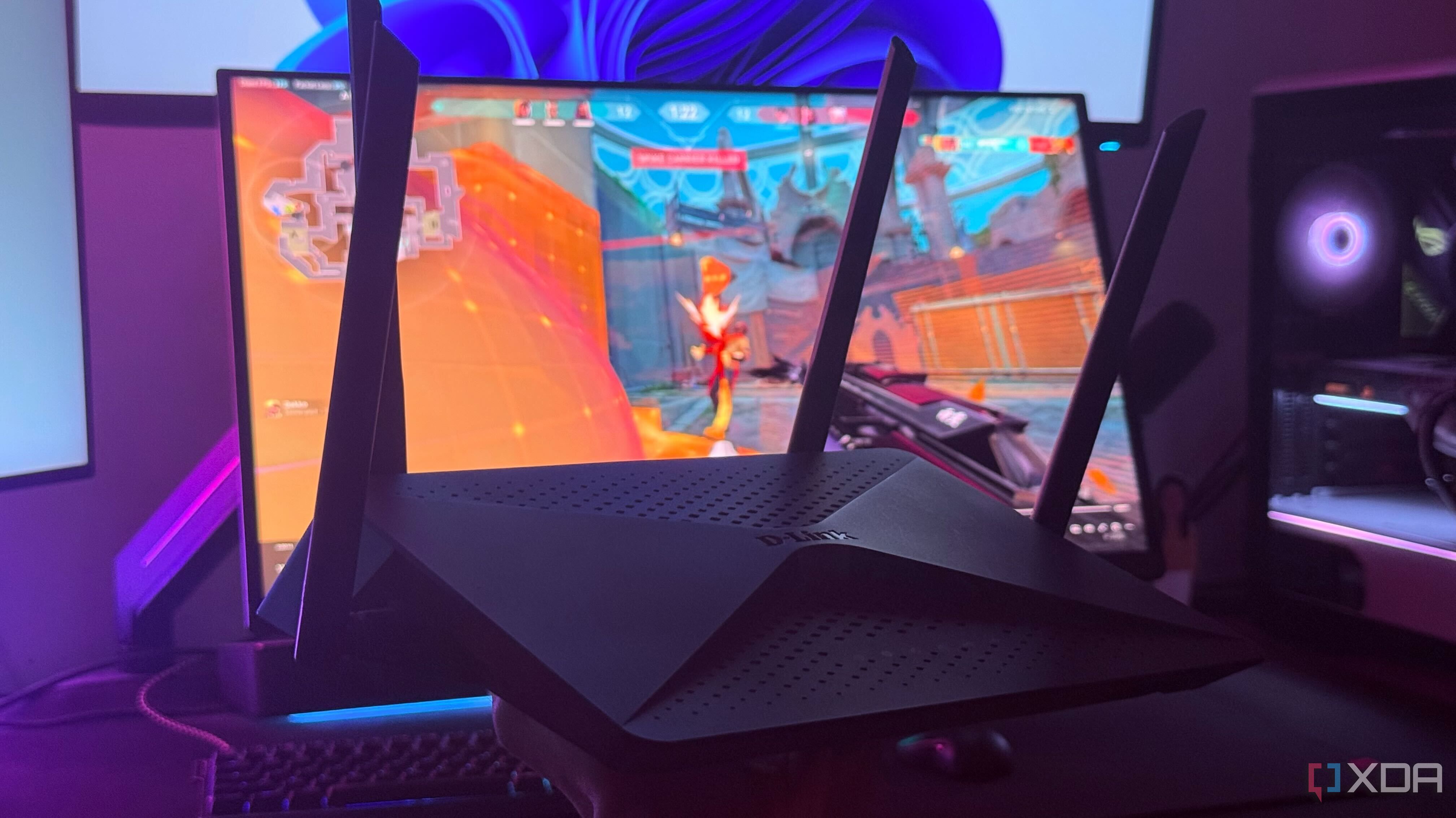 Router QoS setting fixes lag during downloads