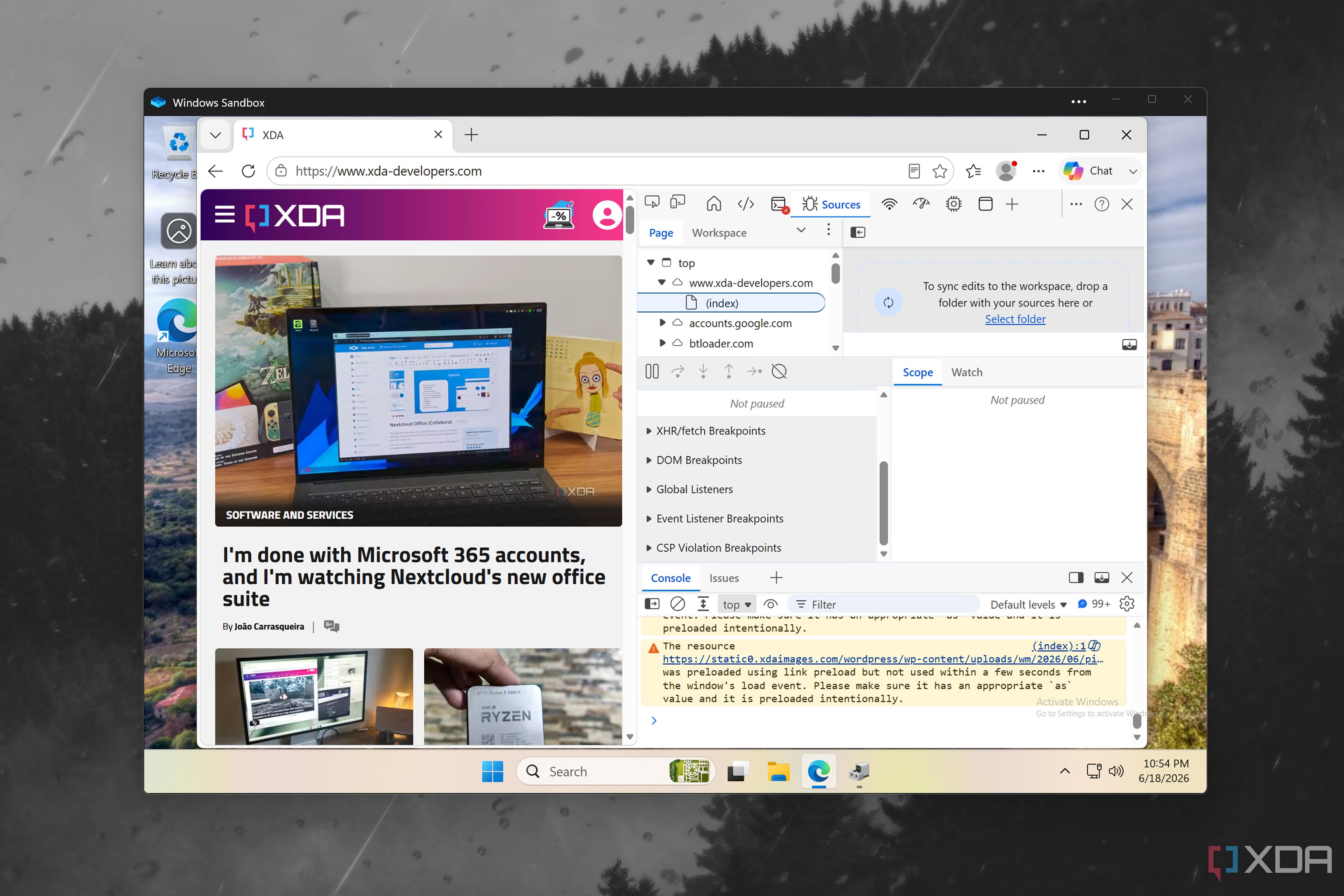 Windows Sandbox does more than contain sketchy apps, and I've run ...