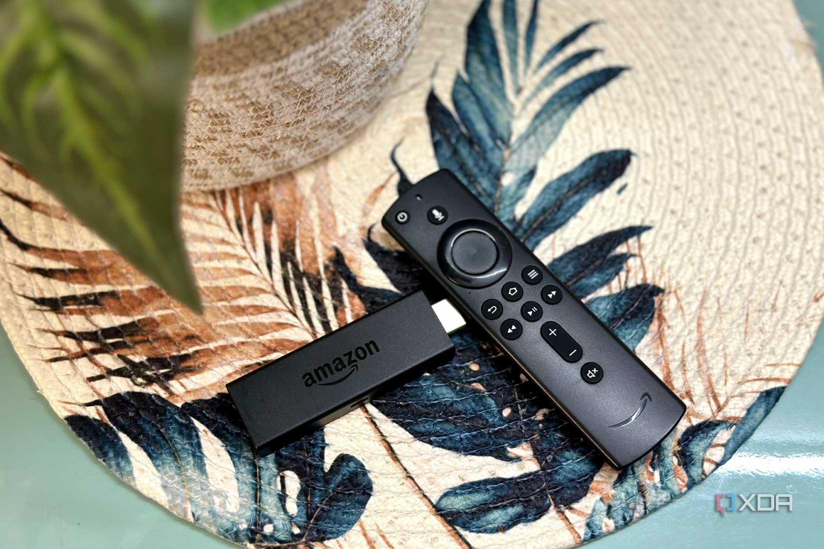 Amazon Fire TV Stick with FireOS.