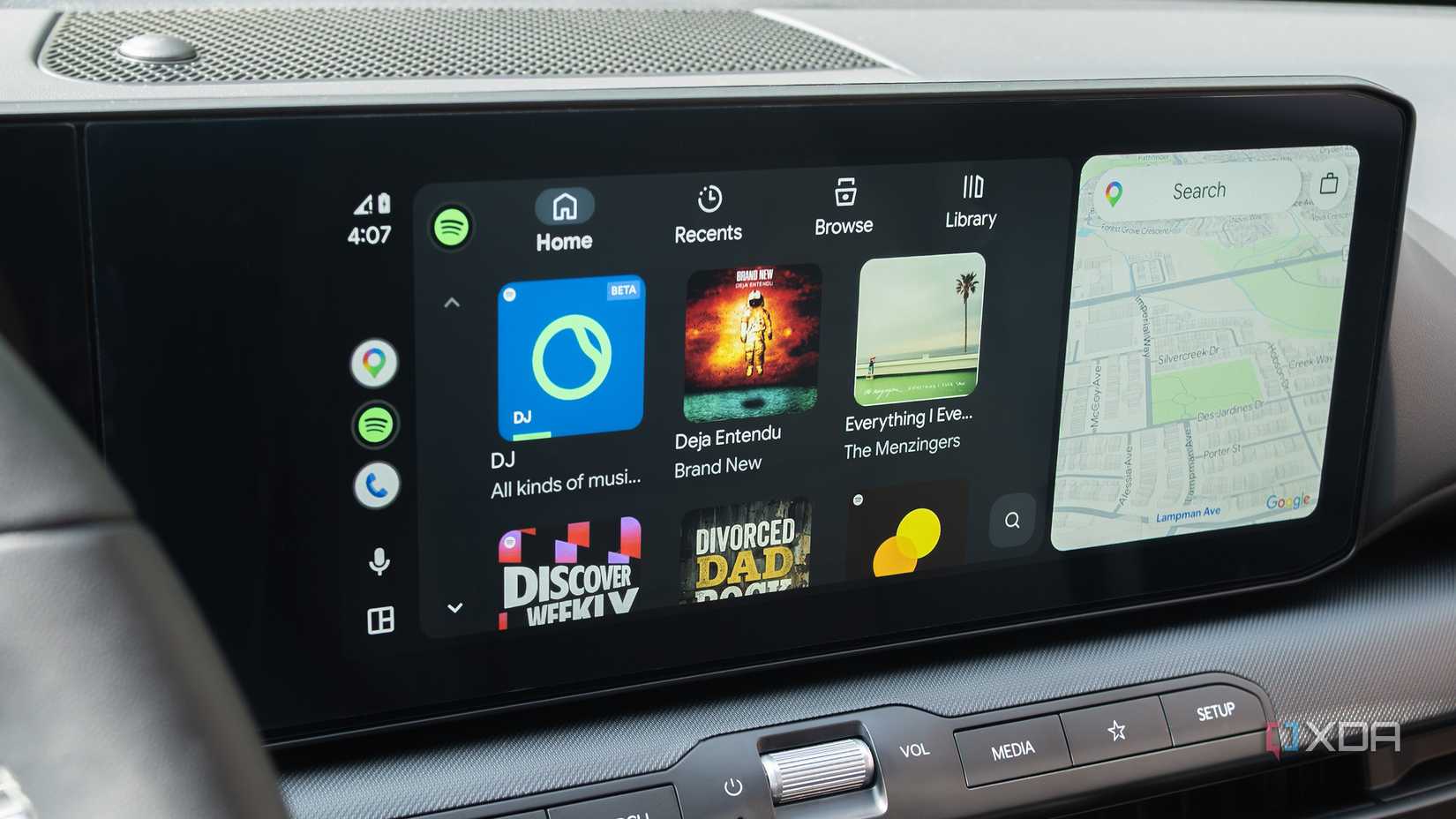Spotify fonctionne sur Android Auto 