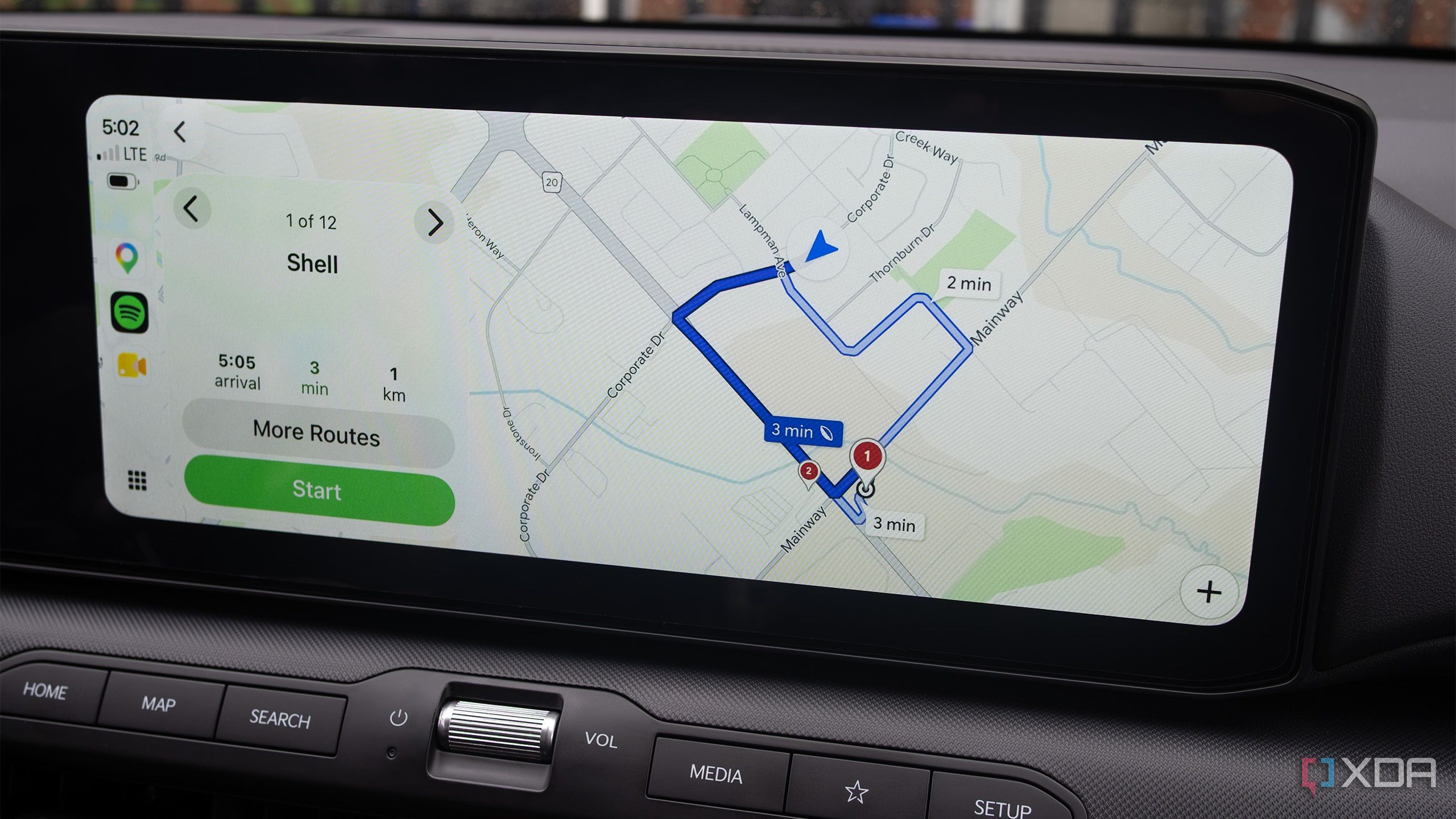 Android Auto navigation with Waze