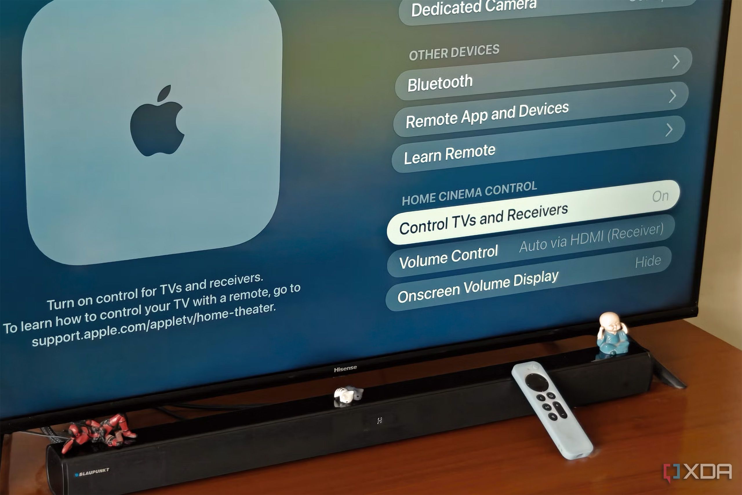Apple TV 4K settings hdmi control
