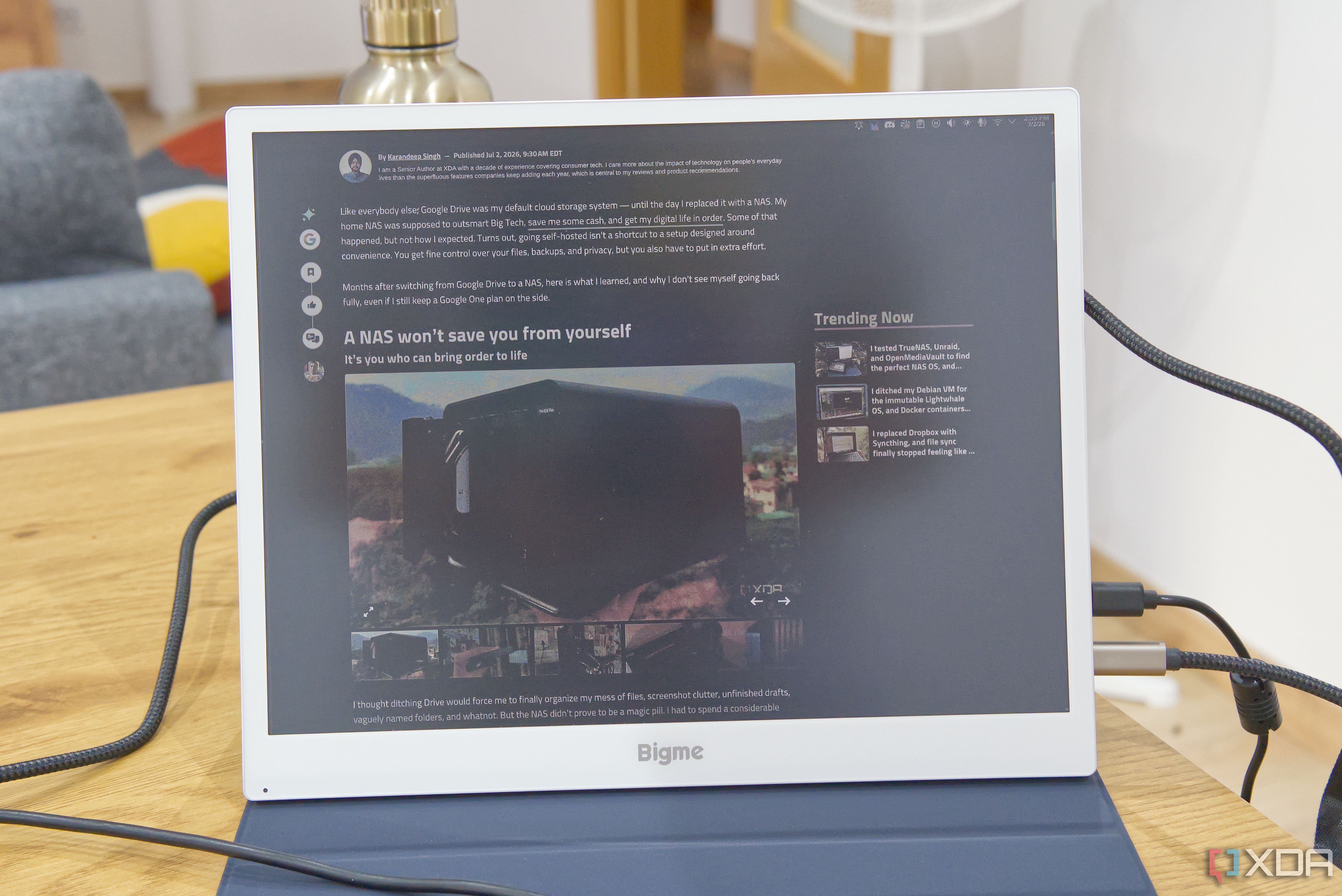 I finally found the e-ink monitor I've been waiting for, and it