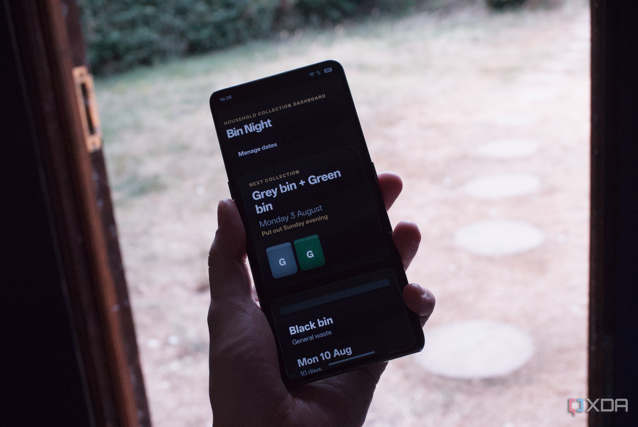Bin collection app