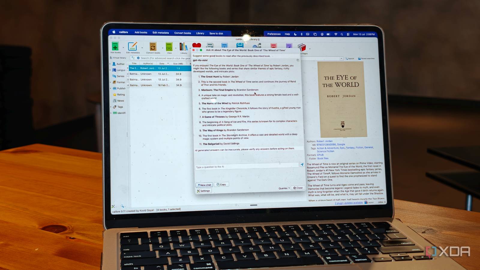 O Calibre 9.8 finalmente me deu o assistente de leitura com tecnologia de IA que a Amazon prometeu, mas nunca entregou O Calibre 9.8 finalmente me deu o assistente de leitura com tecnologia de IA que a Amazon prometeu, mas nunca entregou