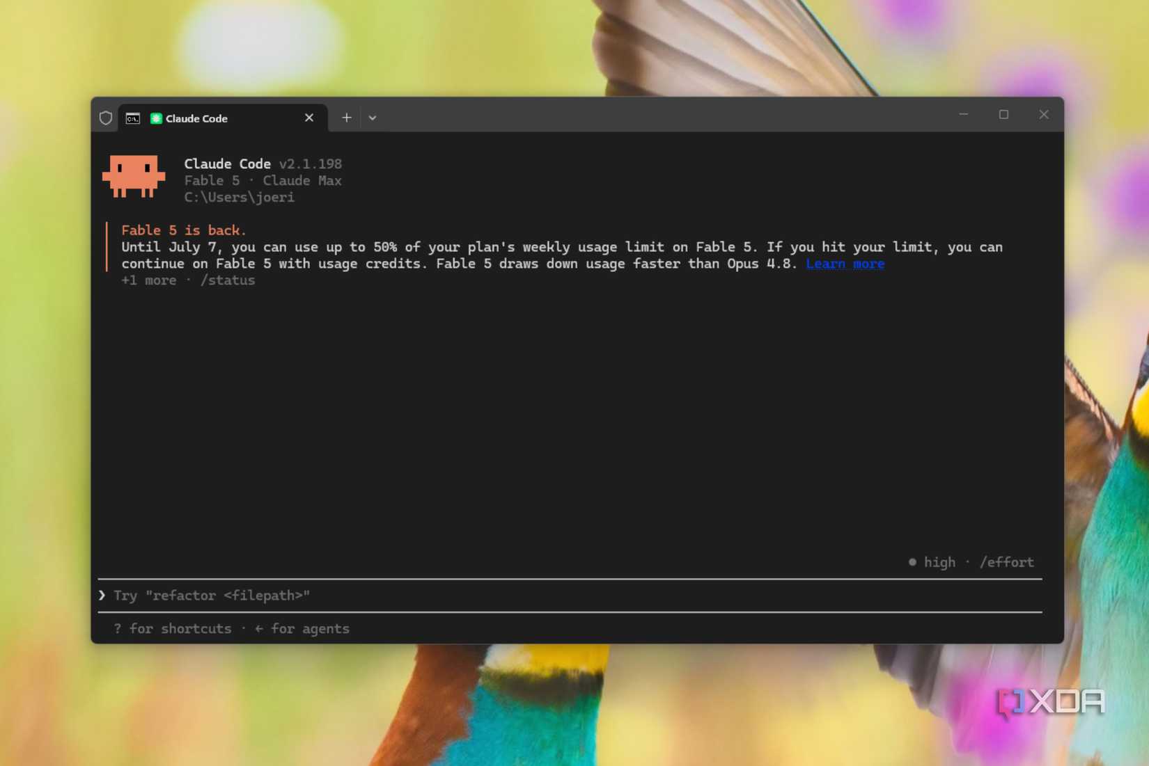 claude code using fable