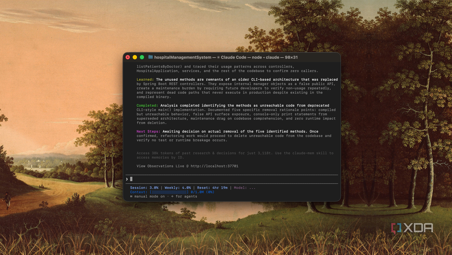 Терминал Claude Code с процессом создания файла CLAUDE.md для управления проектом Терминал Claude Code с процессом создания файла CLAUDE.md для управления проектом