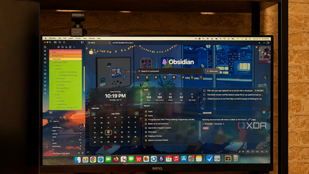 Приложение Obsidian на экране компьютера Obsidian running on a computer
