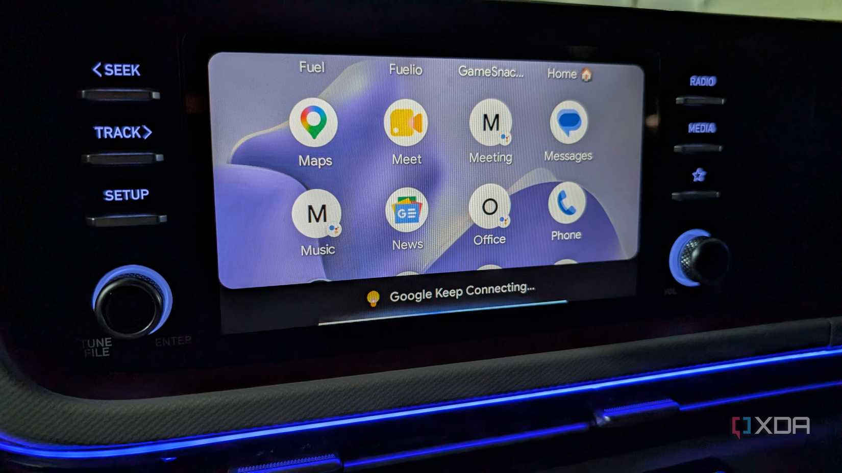Keep actions in Android Auto