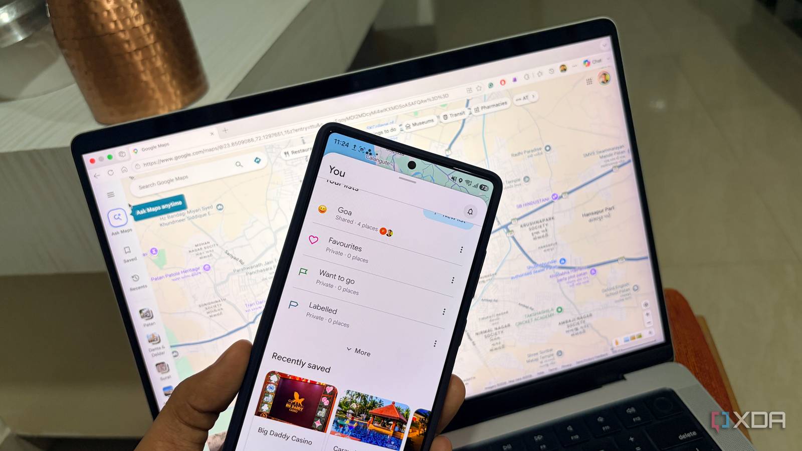 Encontrei um recurso oculto no Google Maps que facilita viagens em grupo
