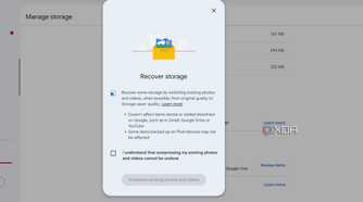 compress Google Photos media