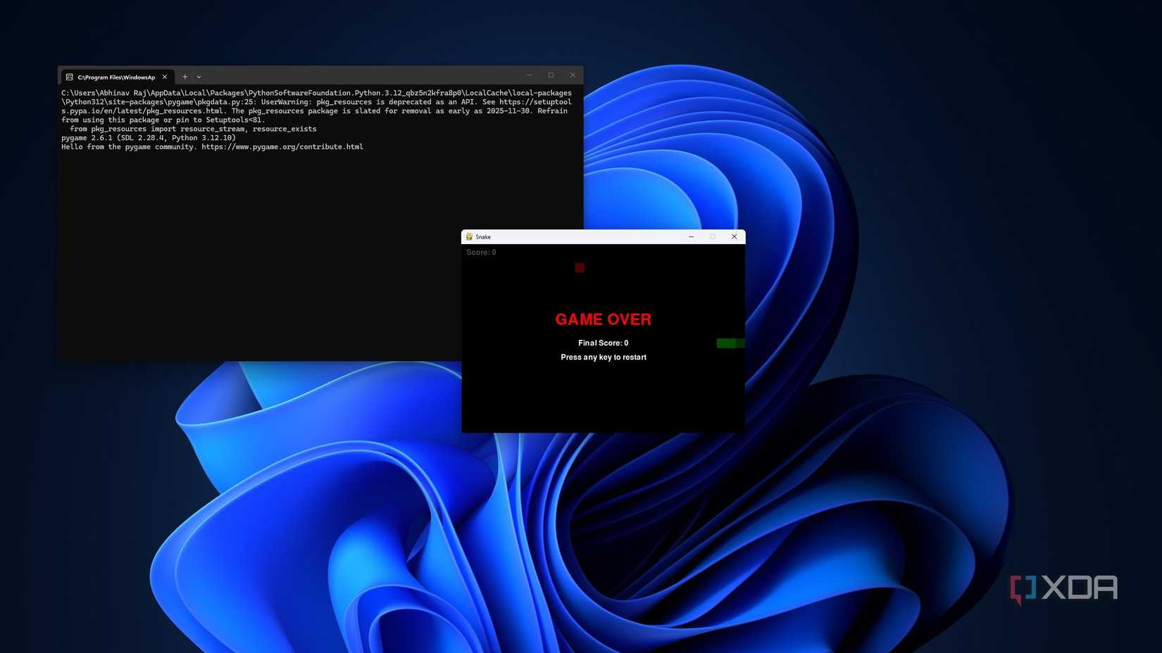 GPT OSS 20b satisfying a fail condition and demonstrating working code. 