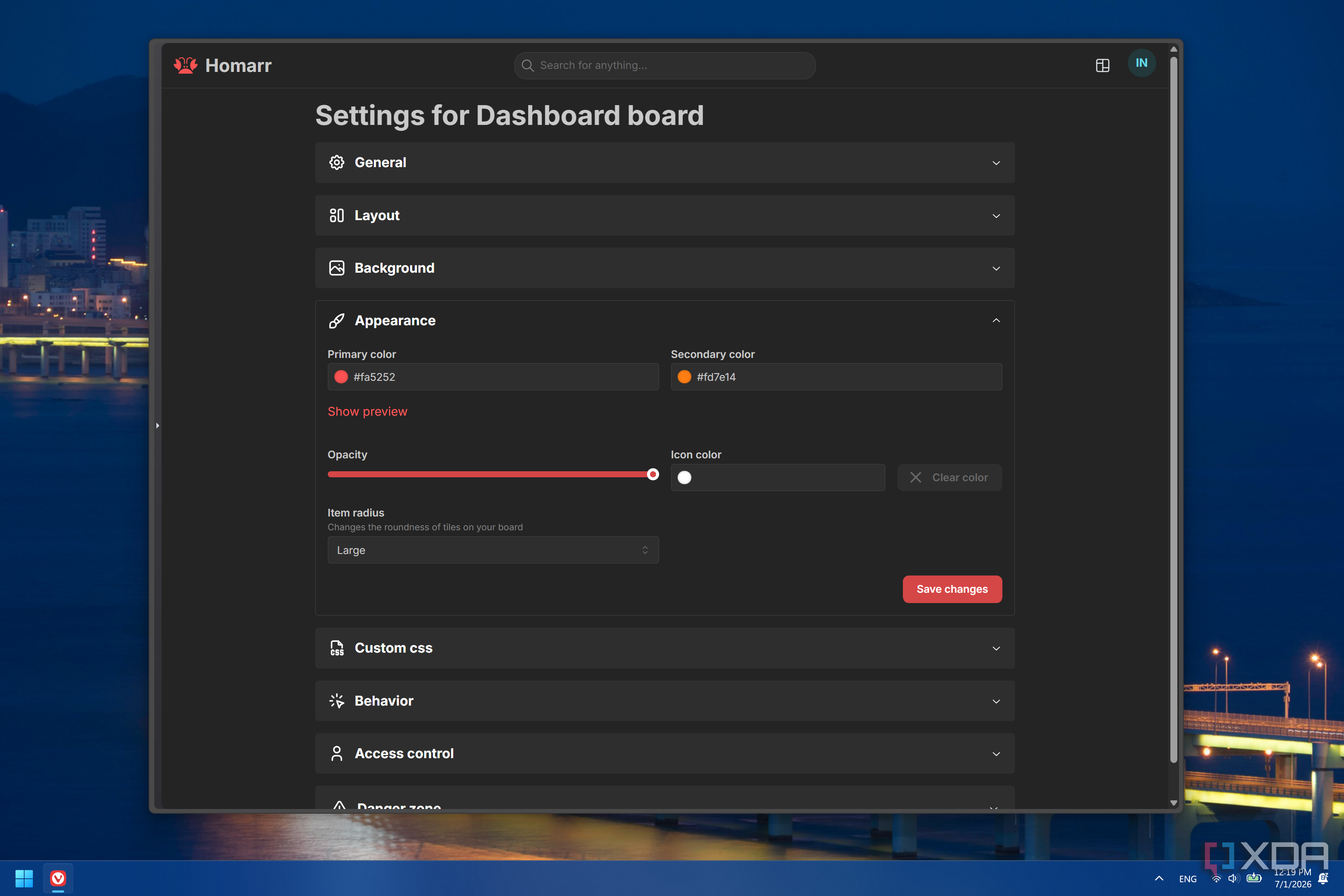 Self-hosted dashboards finally made my new tab page actually useful