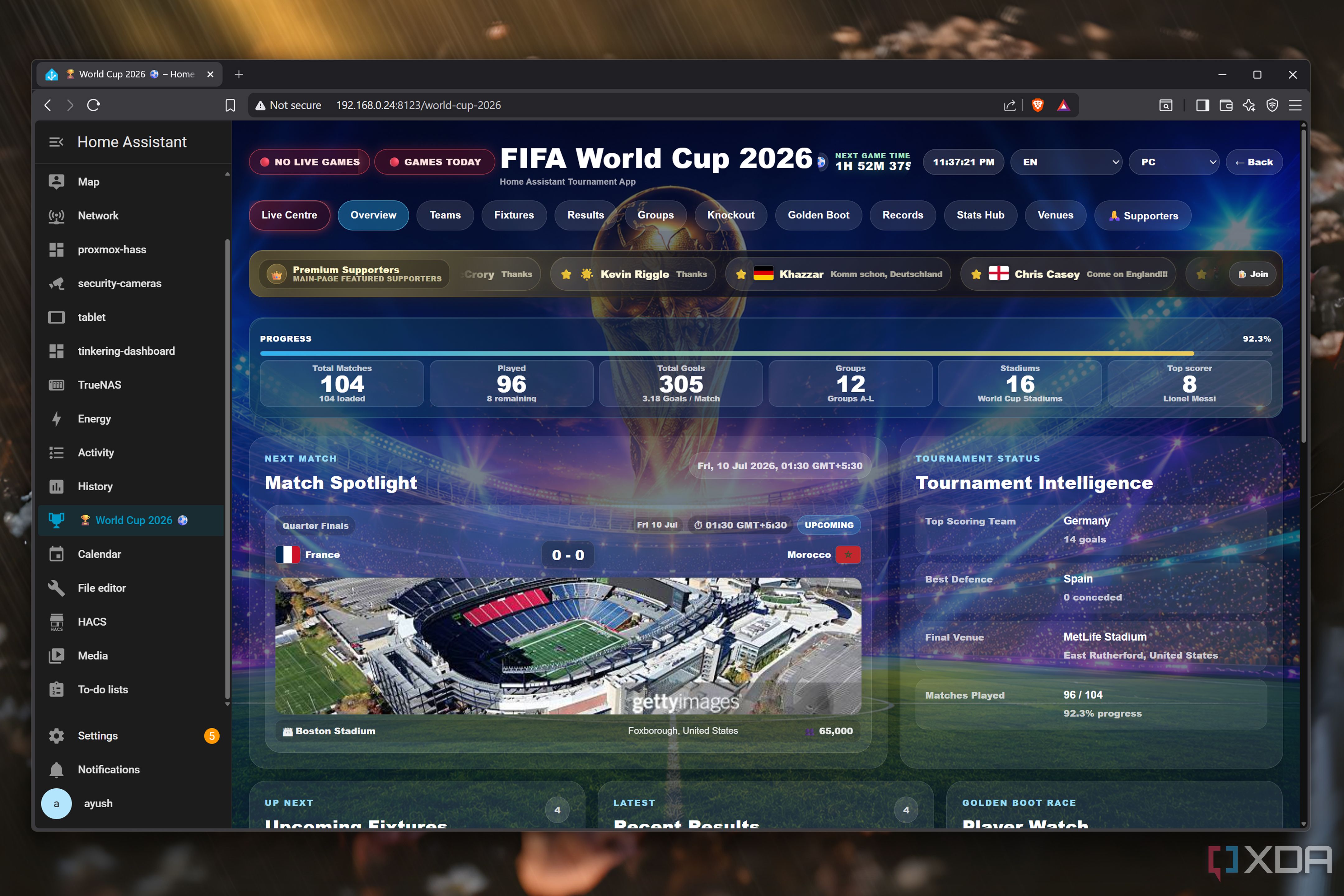 I automated my World Cup viewing with Home Assistant, and now I never miss a kickoff