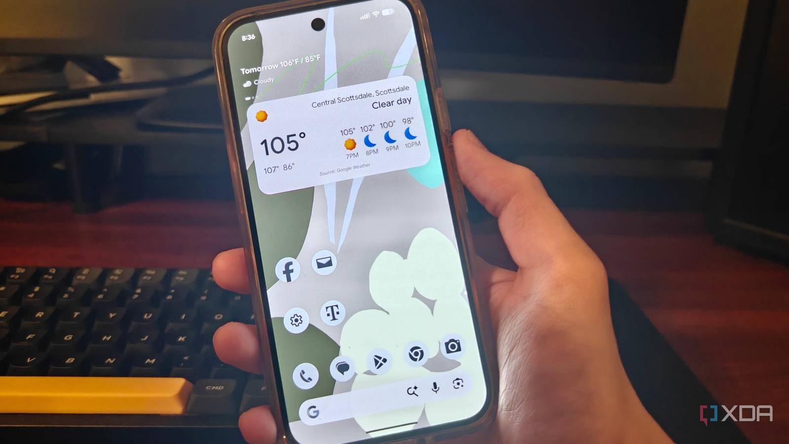 Alterar esta configuração tornou a tela inicial do Pixel muito mais limpa