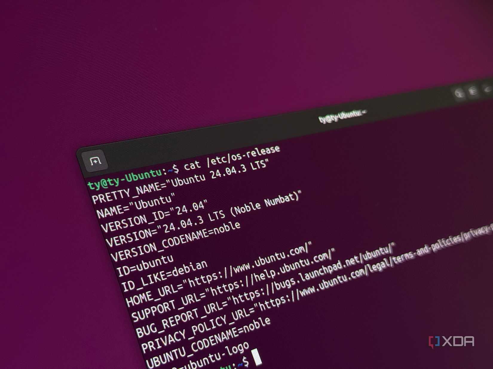 CLI interface in ubuntu showing version information