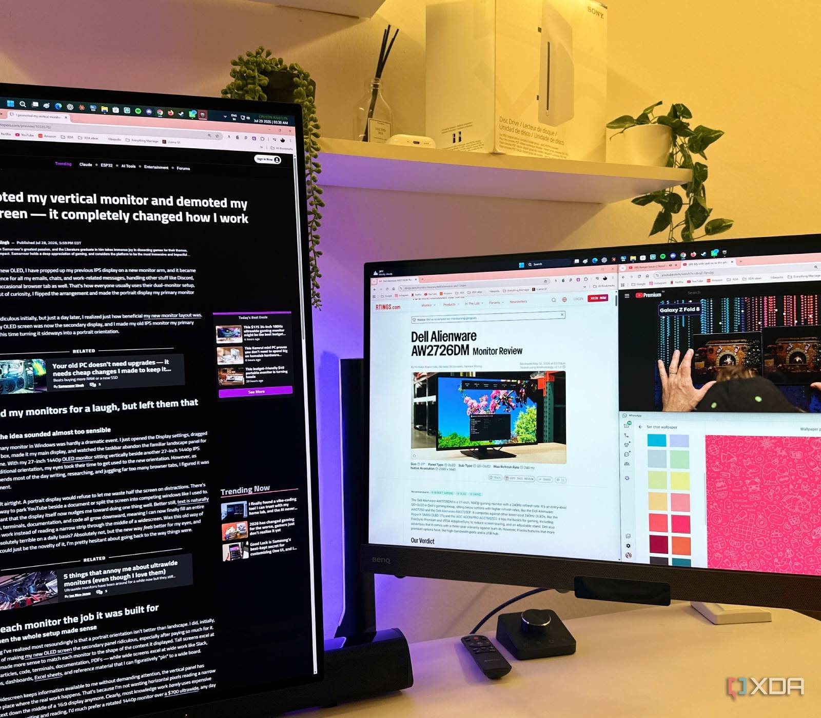 Fix a Sideways Second Monitor