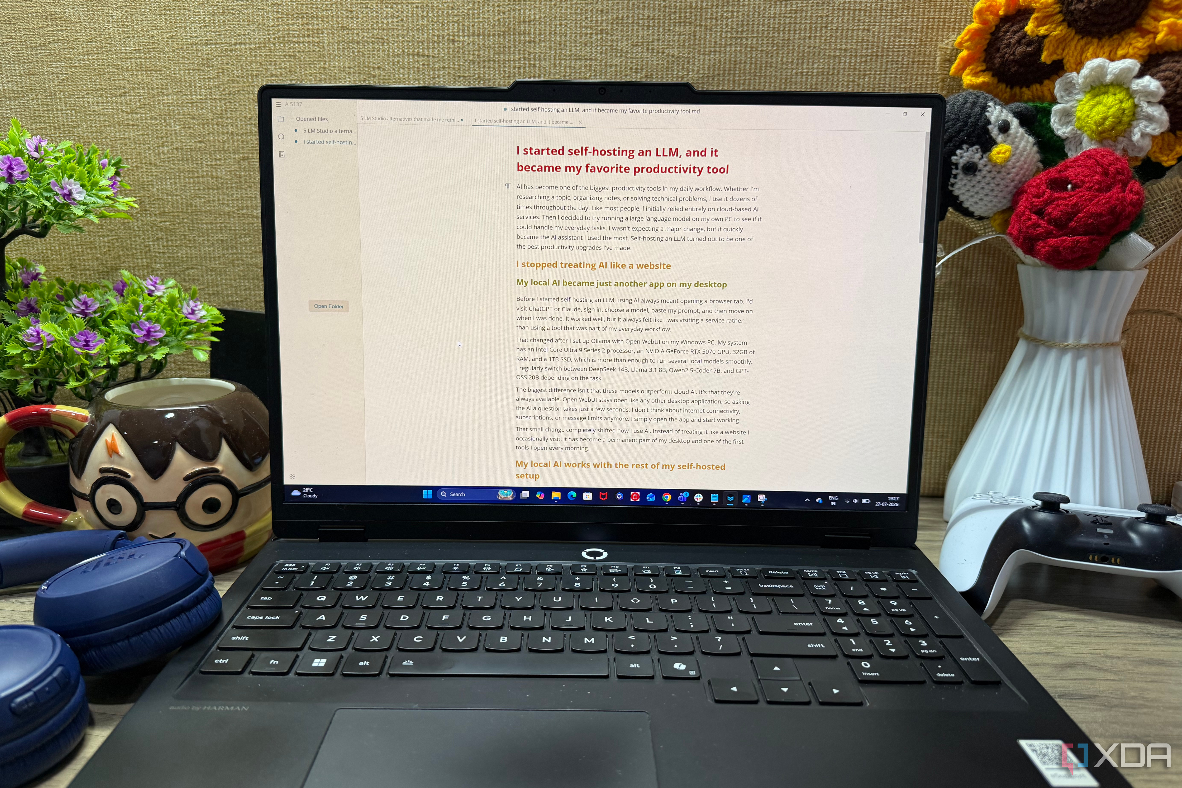 MarkText editor on Windows laptop