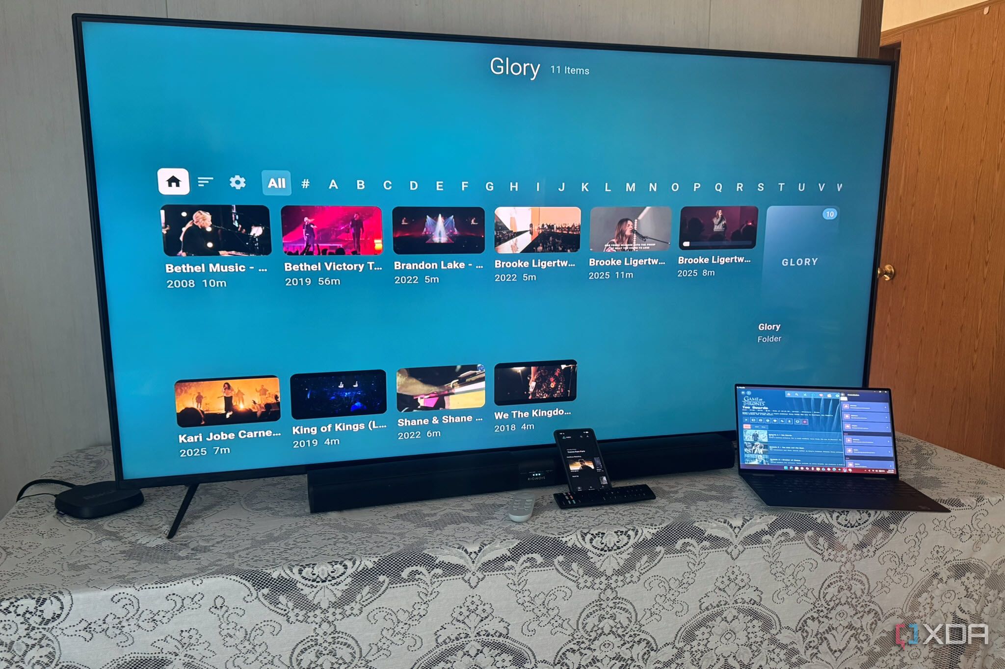 Moonfin client running on Google TV-PC-Pixel