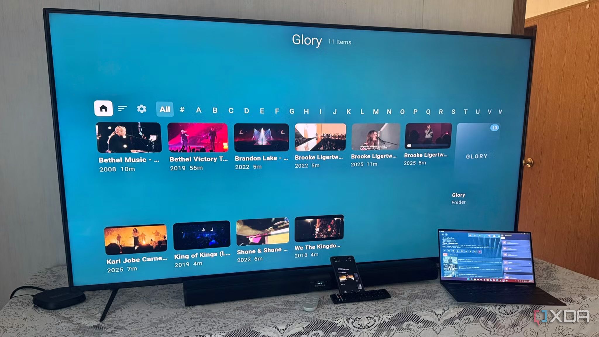 Moonfin client running on Google TV-PC-Pixel