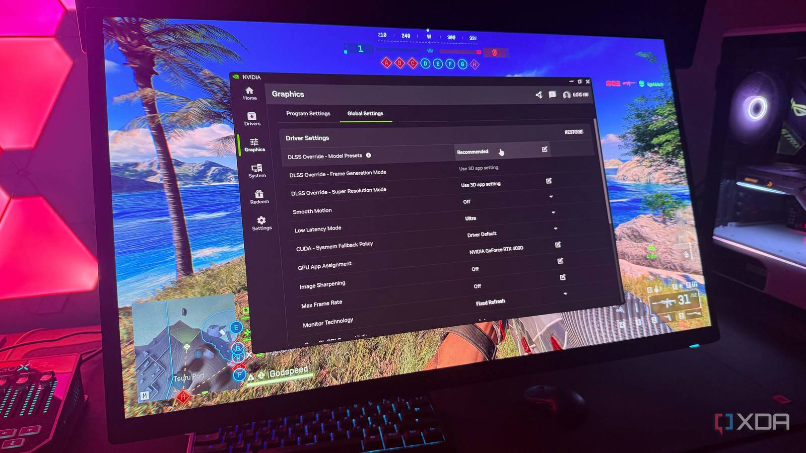 Seu jogo DLSS ainda parece embaçado porque está usando um modelo mais antigo – o aplicativo Nvidia pode substituí-lo