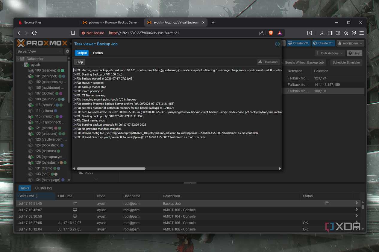 Миграция Proxmox Backup Server на TrueNAS: решение проблемы нехватки дискового пространства — иллюстрация 3 к материалу Миграция Proxmox Backup Server на TrueNAS: решение проблемы нехватки дискового пространства — иллюстрация 3 к материалу