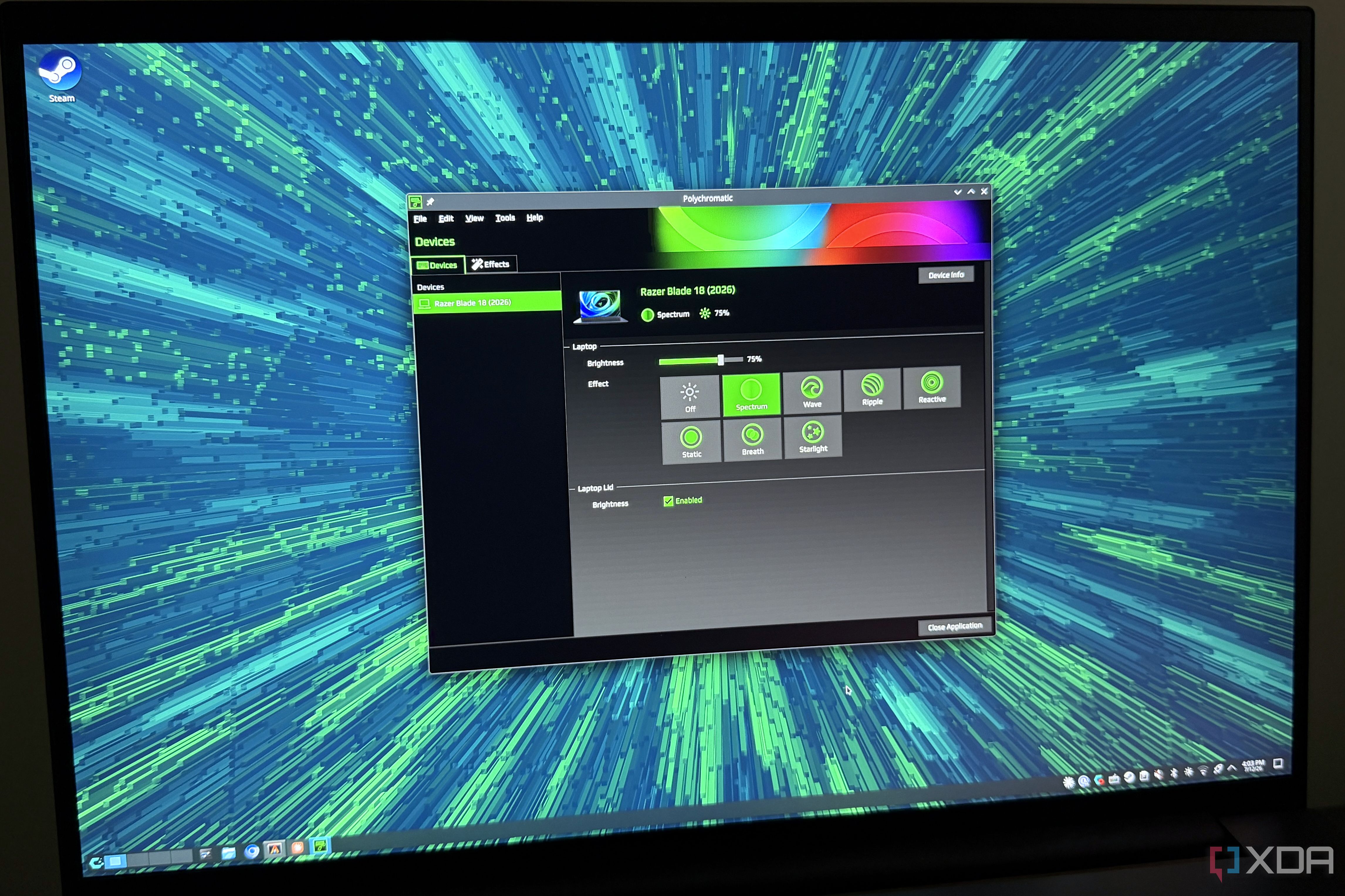 Razer will never give the Blade 18 Linux RGB support, so I patched it ...