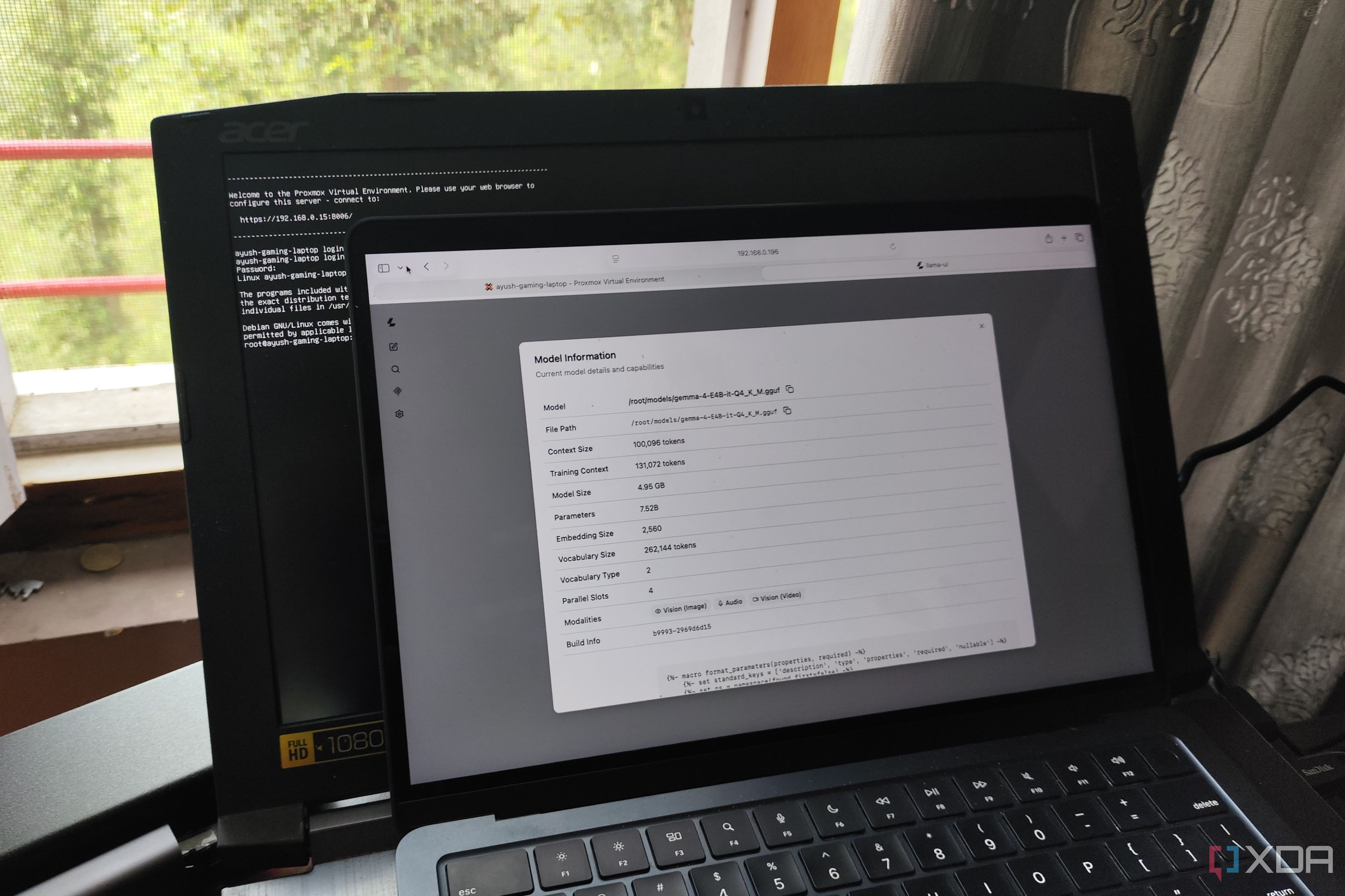 Old laptop runs local AI model replacing ChatGPT