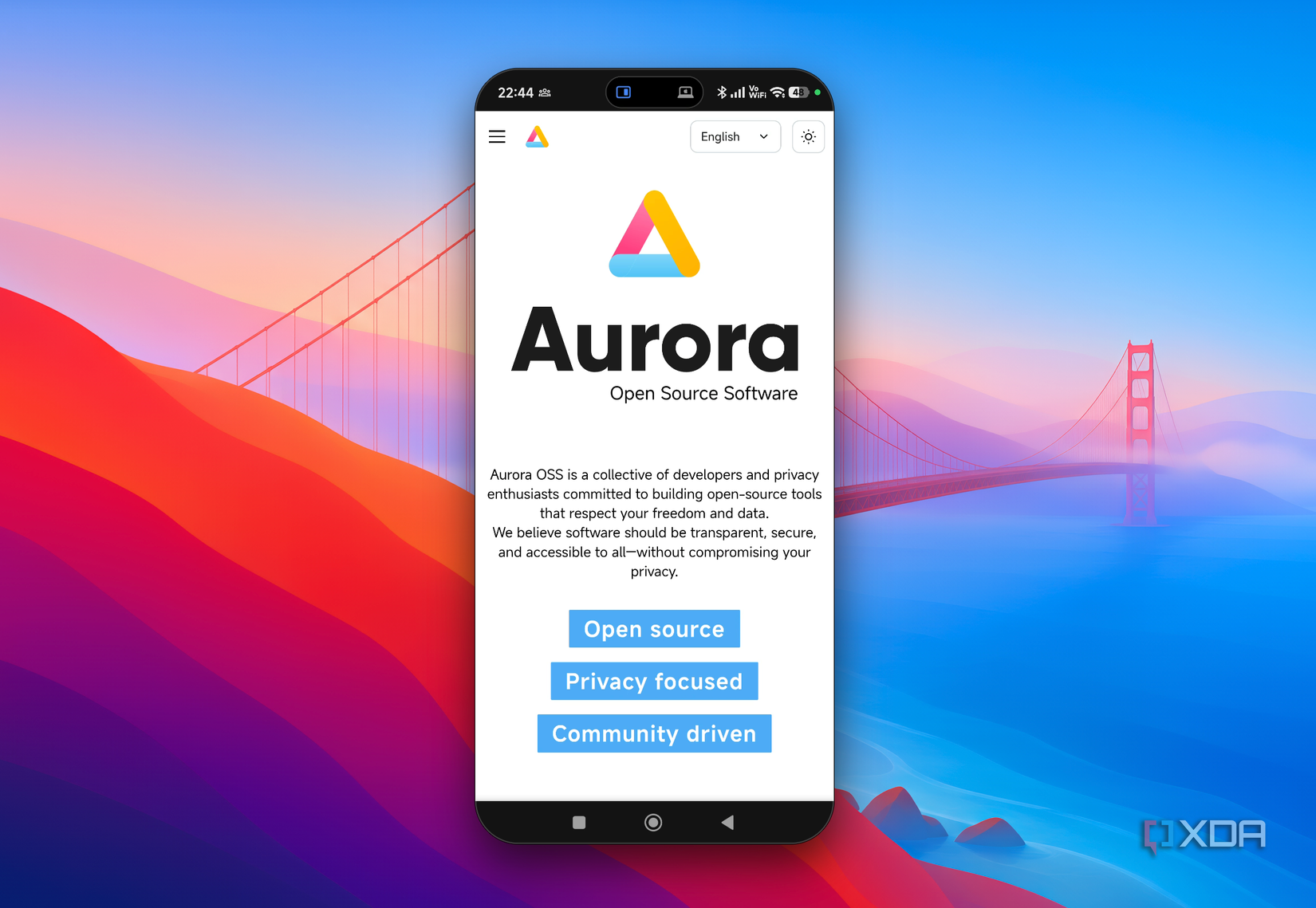 Aurora app store in Android