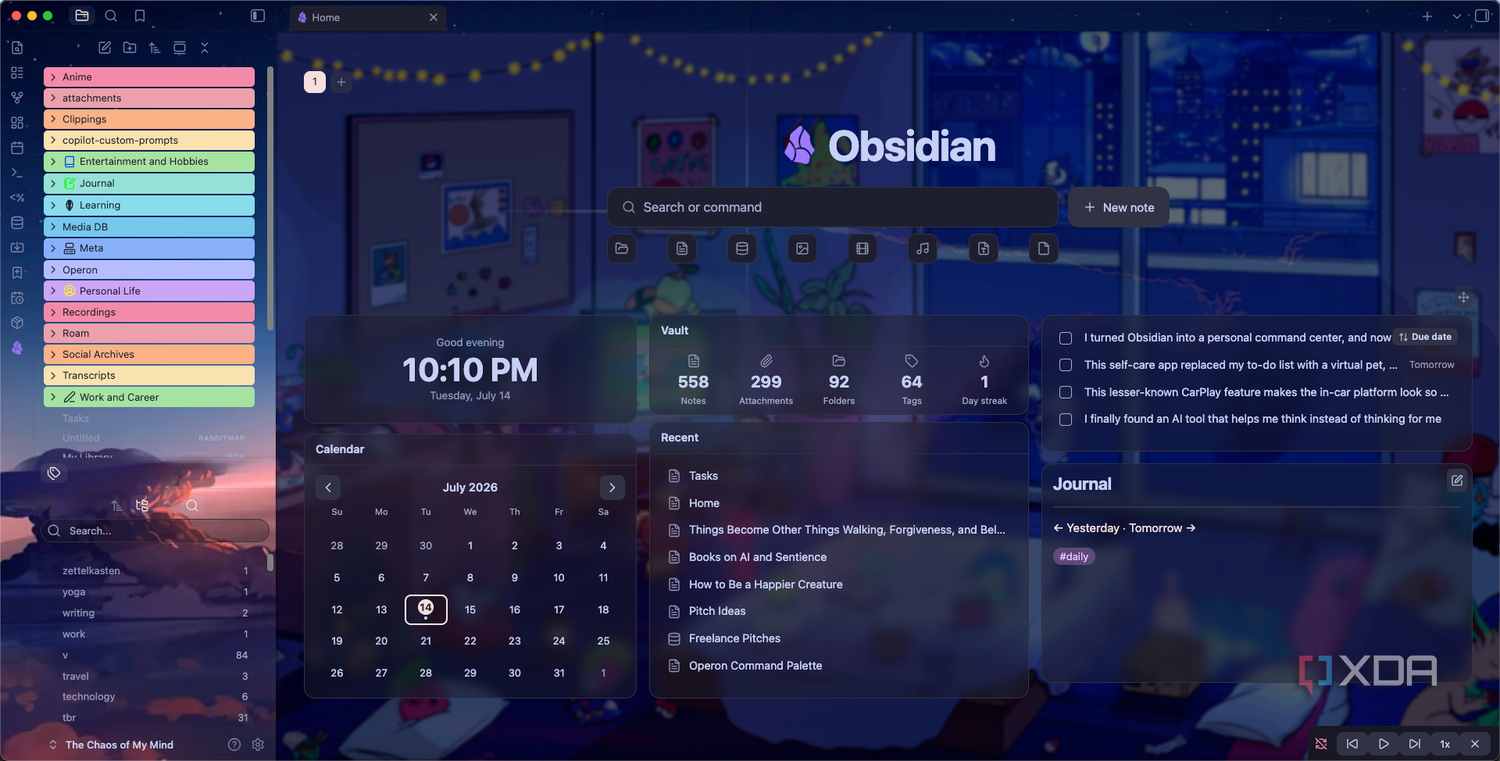Obsidian se convierte en centro de comando personal para productividad, imagen 2