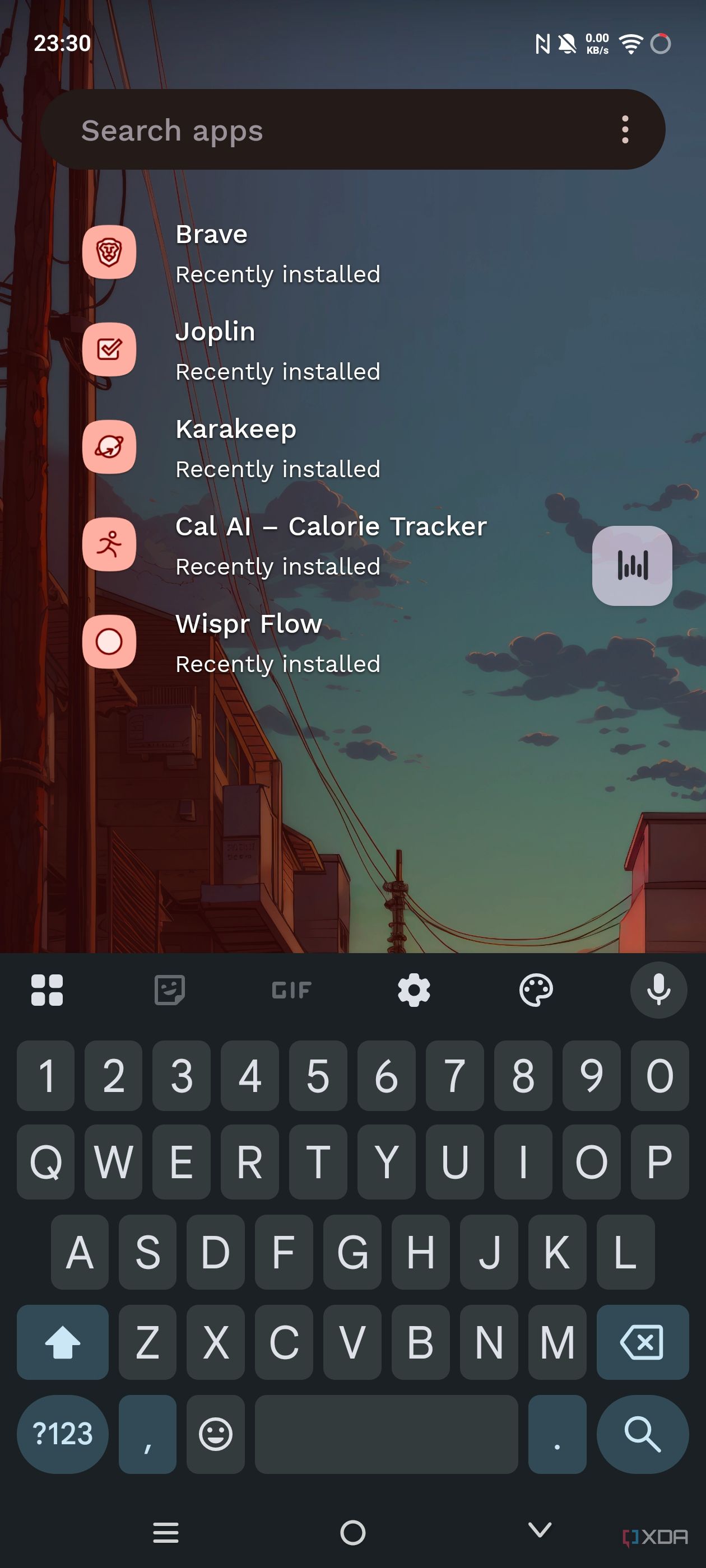 Навигация по приложениям в Niagara Launcher