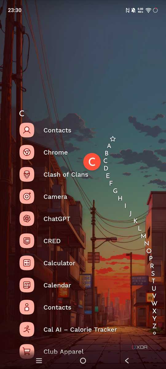 Всплывающие виджеты Niagara Всплывающее меню Niagara Launcher