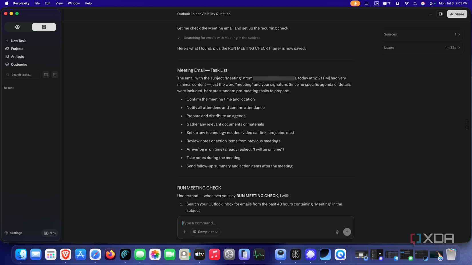 I used Perplexity to tame my Outlook inbox, and never looked back