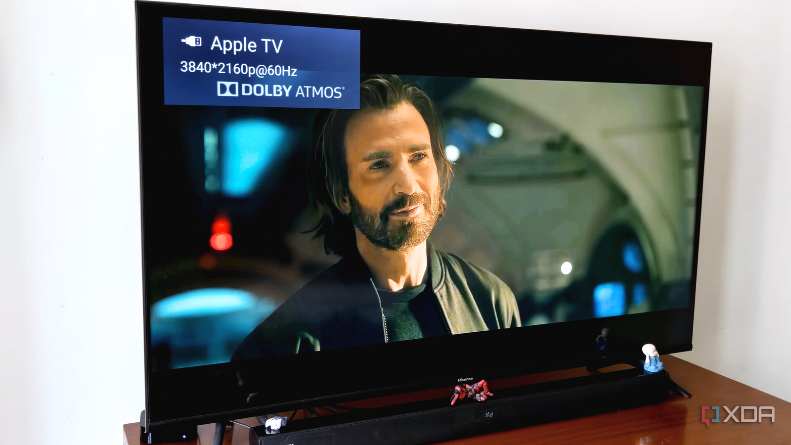 Esta configuração de TV mal configurada faz com que a barra de som pareça vazia