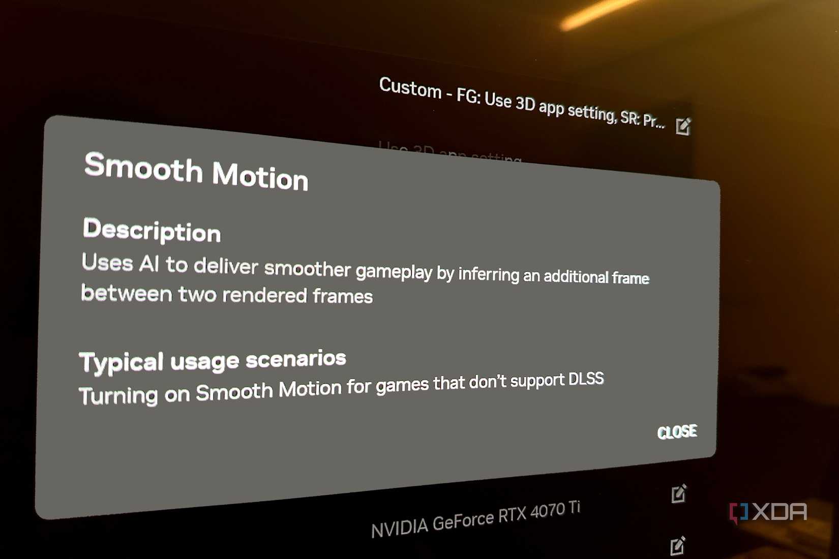 I thought DLSS Frame Generation made Smooth Motion irrelevant — I was wrong